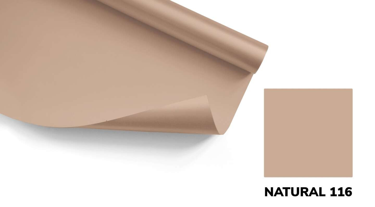 BD Backgrounds papírové pozadí 2,72 x 11 m Natural