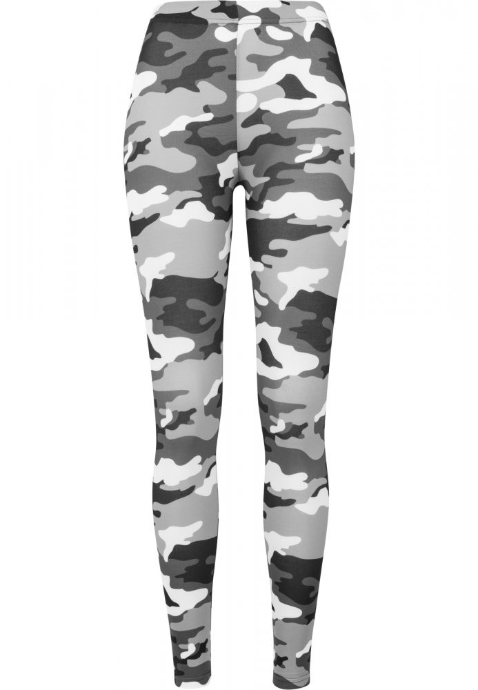 Ladies Camo Leggings - snow camo L