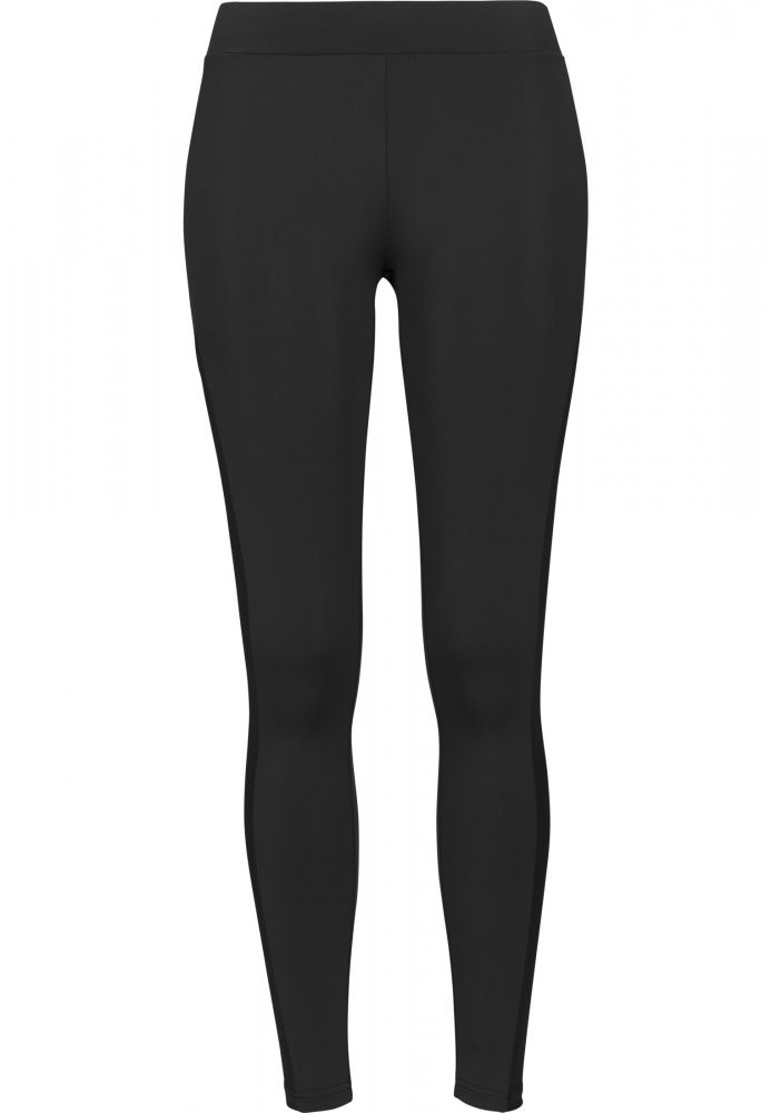 Ladies Tech Mesh Stripe Leggings L