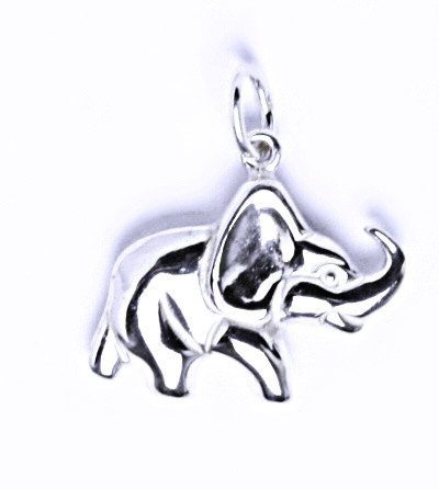 Stříbrný přívěšek, slon, P 742