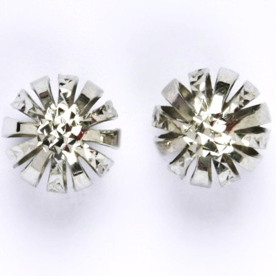 Stříbrné náušnice,zapínání na puzetu, náušnice ze stříbra, 4,32 g