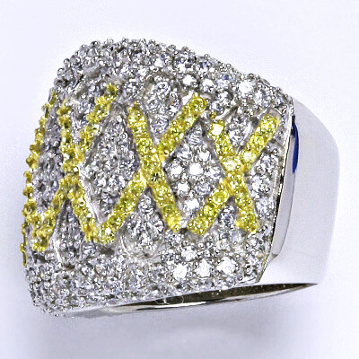 Stříbrný prsten s barevnými zirkony,prsten ze stříbra,váha 12,86 g