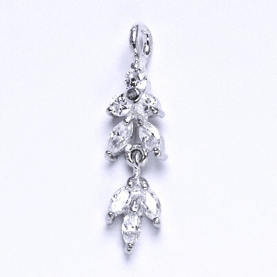 Stříbrný přívěšek s čirými zirkonem,přívěšek ze stříbra, váha 2,07 g