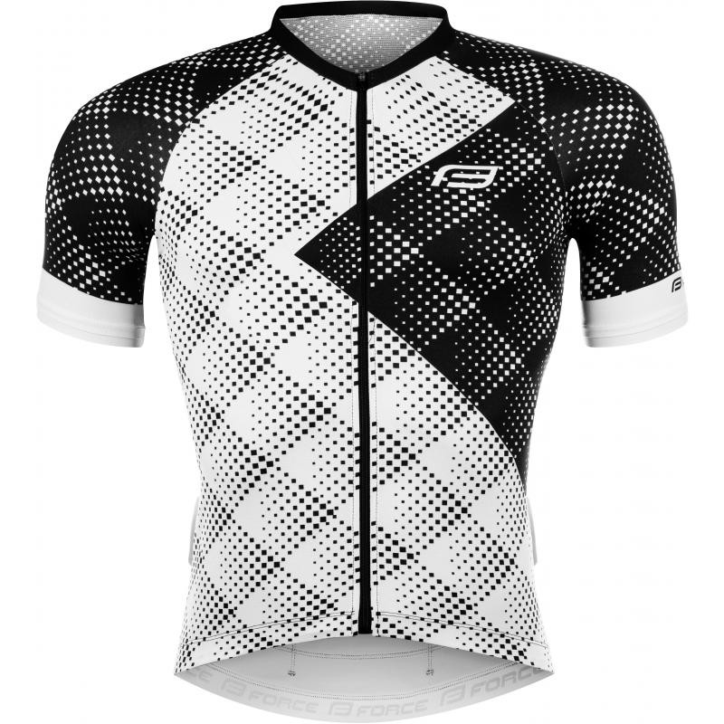 Dres Force Vision - pánské, krátký, bílá - velikost L