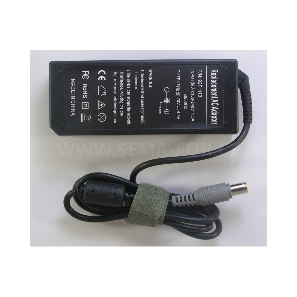adaptér pro notebooky LENOVO 90W - 20V/4,5A - 7,9x5,5mm
