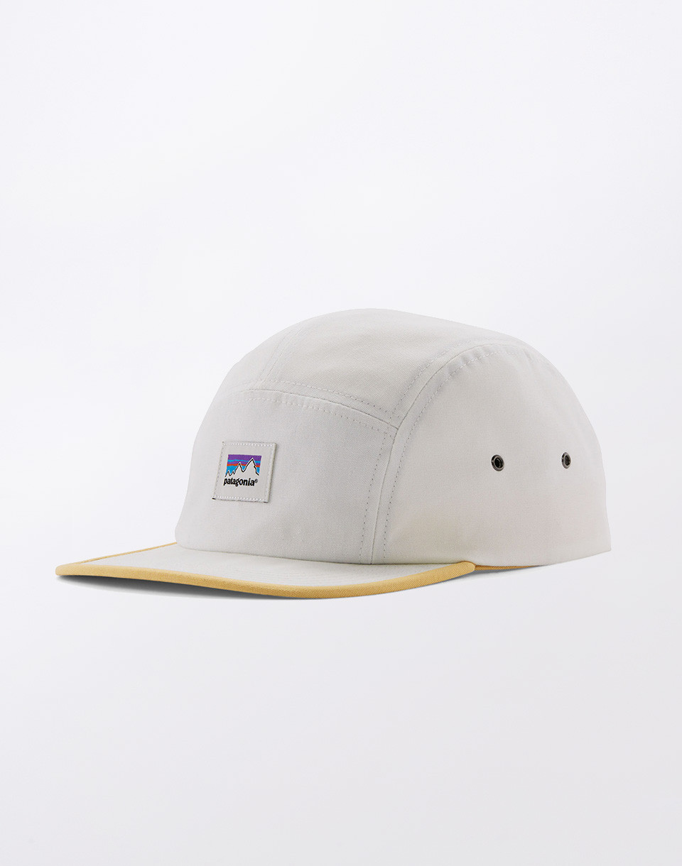 Patagonia Graphic Maclure Hat Shop Sticker: Birch White