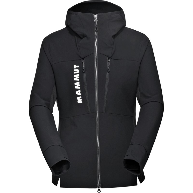 Mammut Dámská hybridní bunda Mammut Aenergy SO s kapucí Černá