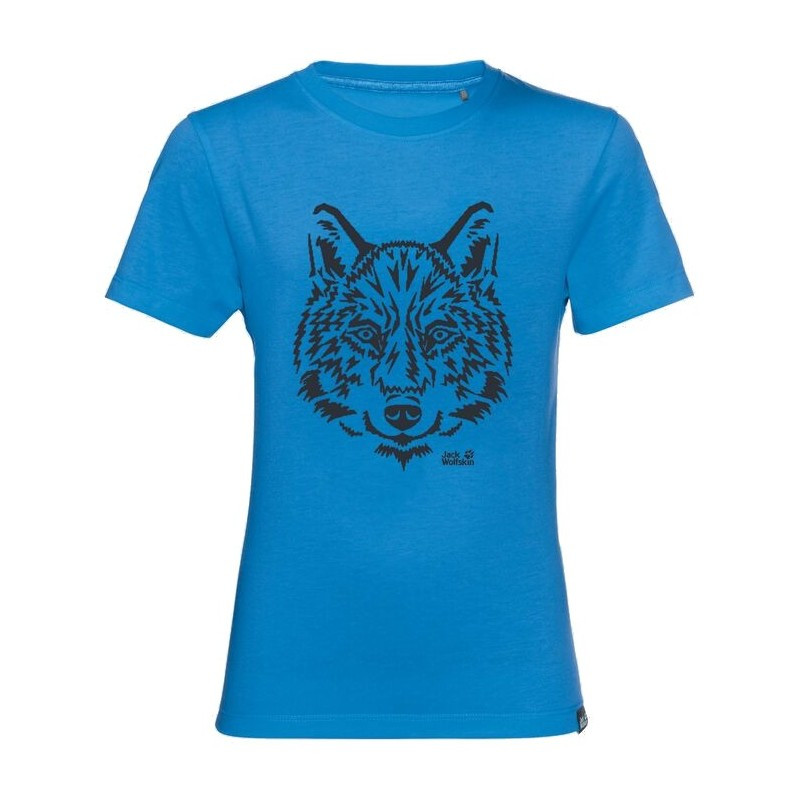Jack Wolfskin Dětské tričko Jack Wolfskin Brand T Sky Blue