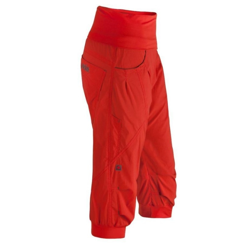Ocun Dámské 3/4 šortky Ocun Noya capri Lava red
