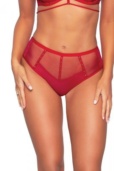 Novika brazilky Pois Pois rouge Kalhotky L červená