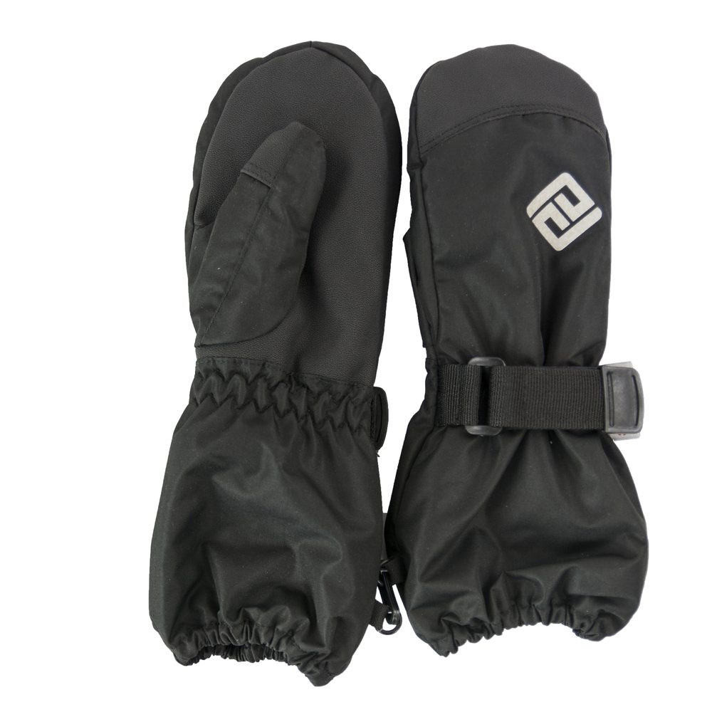 rukavice palcové dětské prodloužené, PD0832-10, černá - 104/110 | 4/5let