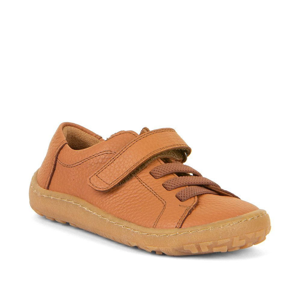 Dětské barefoot tenisky ELASTIC Cognac Froddo G3130241-10 hnědá - 24