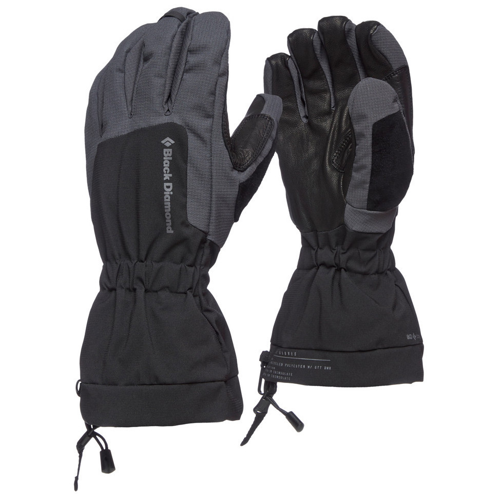 Rukavice Black Diamond Glissade Gloves Velikost rukavic: M / Barva: černá