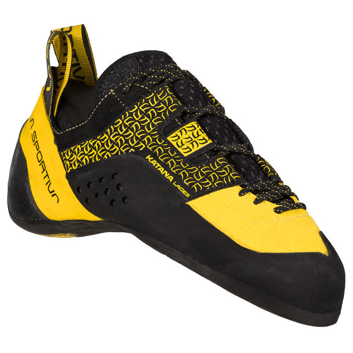 Lezečky La Sportiva Katana Laces Velikost bot (EU): 38,5 / Barva: žlutá/černá