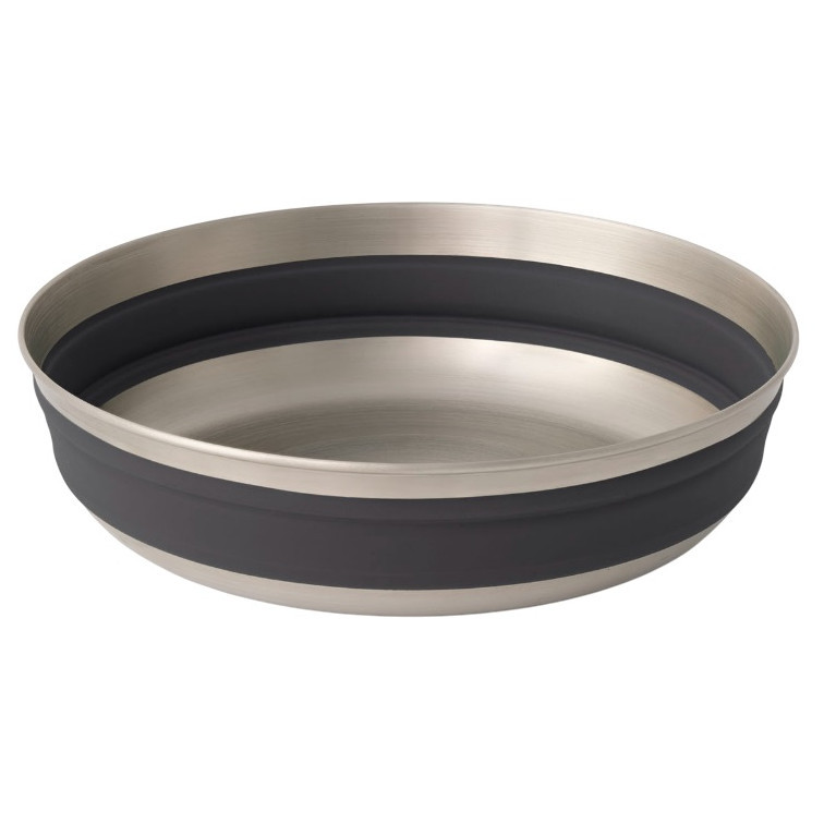 Skládací mísa Sea to Summit Detour Stainless Steel Collapsible Bowl L Barva: šedá