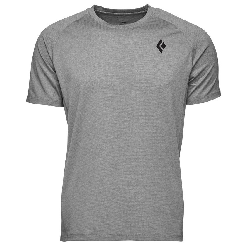 Pánské funkční triko Black Diamond M Lightwire SS Tech Tee Velikost: M / Barva: šedá