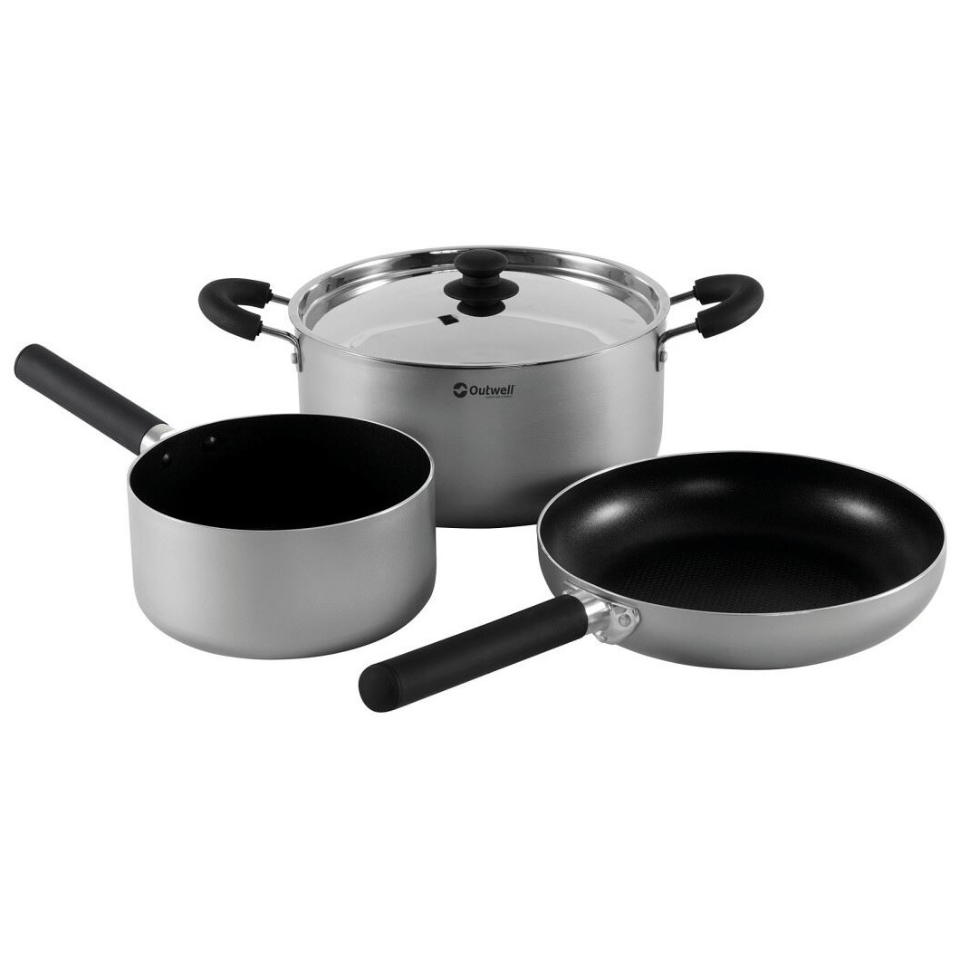 Sada nádobí Outwell Feast Ceramic Set L Barva: stříbrná