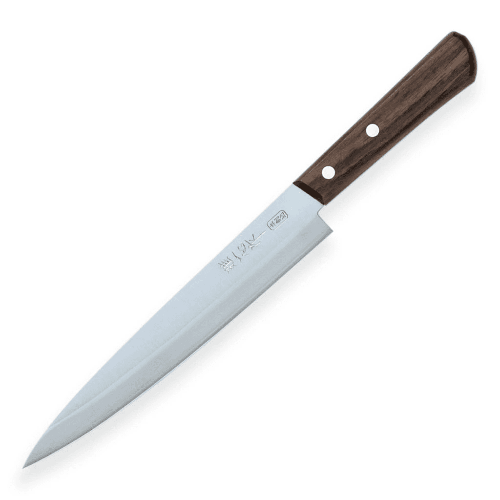 Plátkovací nůž KANETSUGU MIYABI ISSIN 21 cm, hnědá, Dellinger