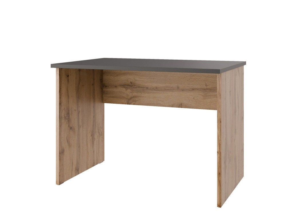 Kancelářský PC stůl NEJBY GIANNI, dub wotan/antracit