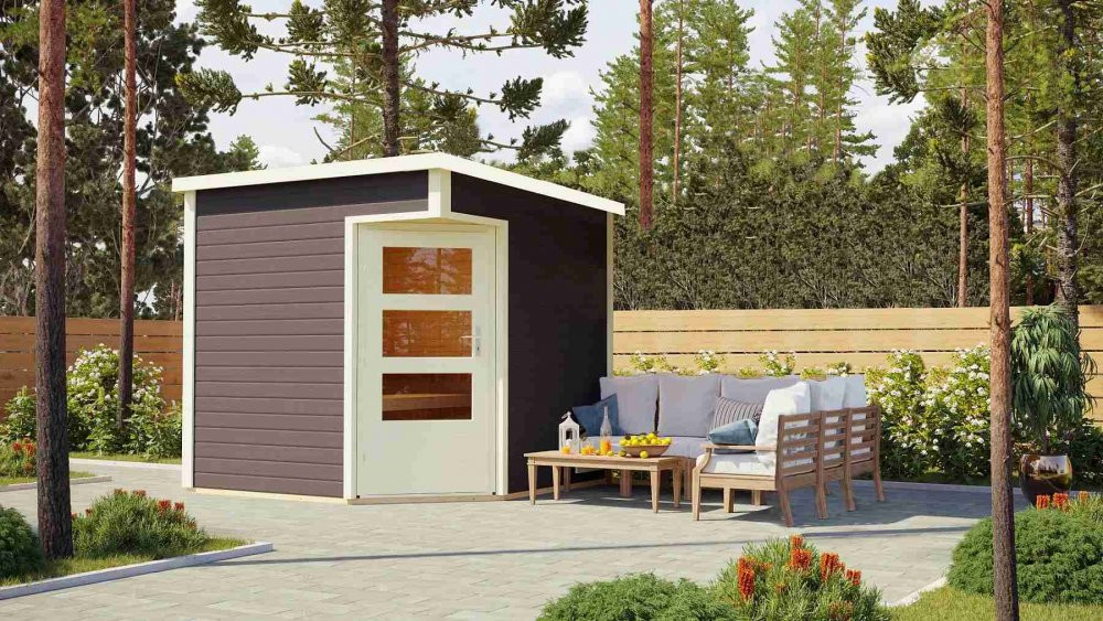 Venkovní finská sauna PELLE Lanitplast