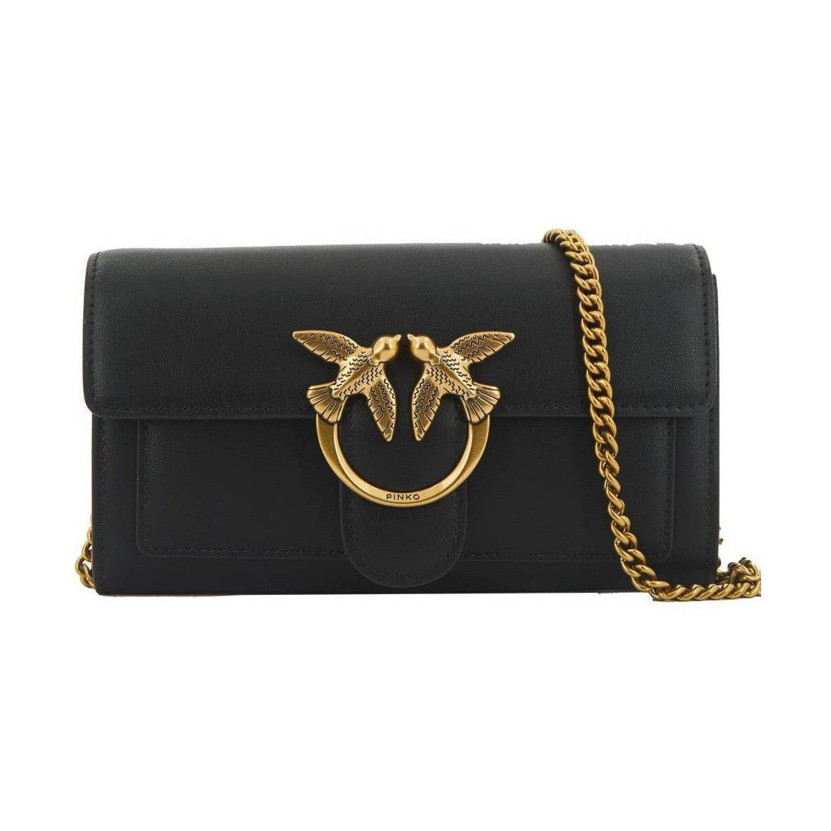 Pinko  LOVE ONE WALLET C VITEL  Černá