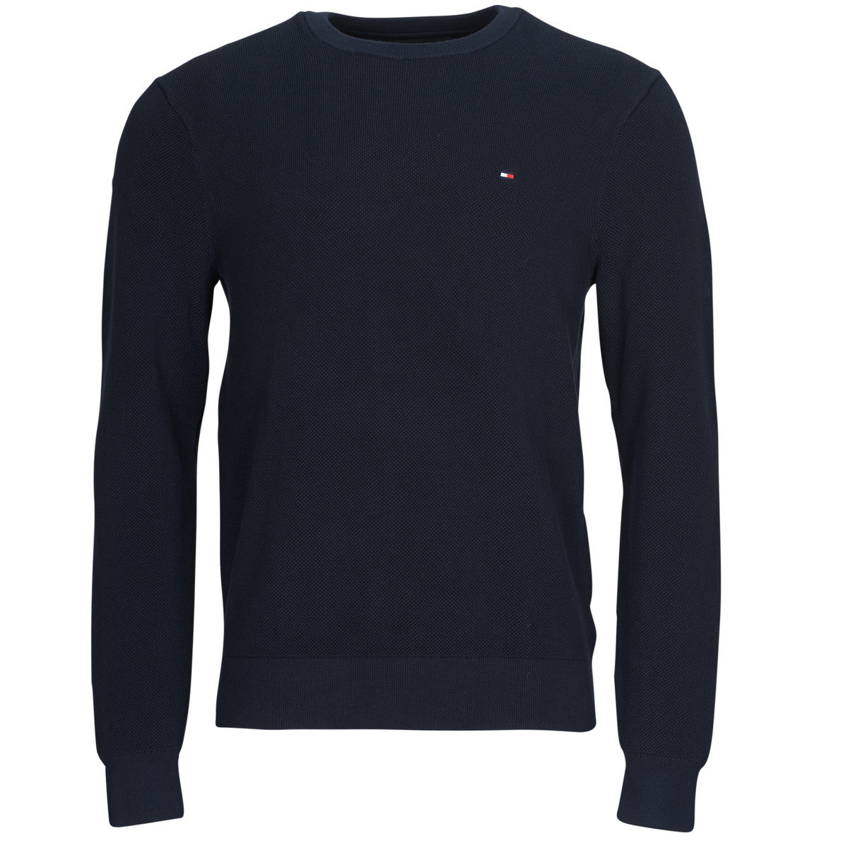 Tommy Hilfiger  ESSENTIAL STRUCTURE CREW NECK  Tmavě modrá