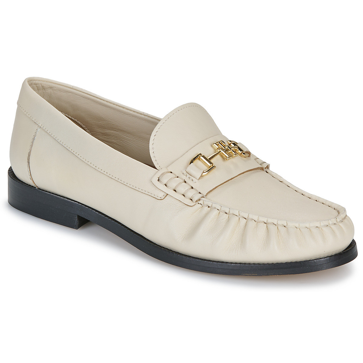 Tommy Hilfiger  SOFT LEATHER HORSEBIT LOAFER  Bílá