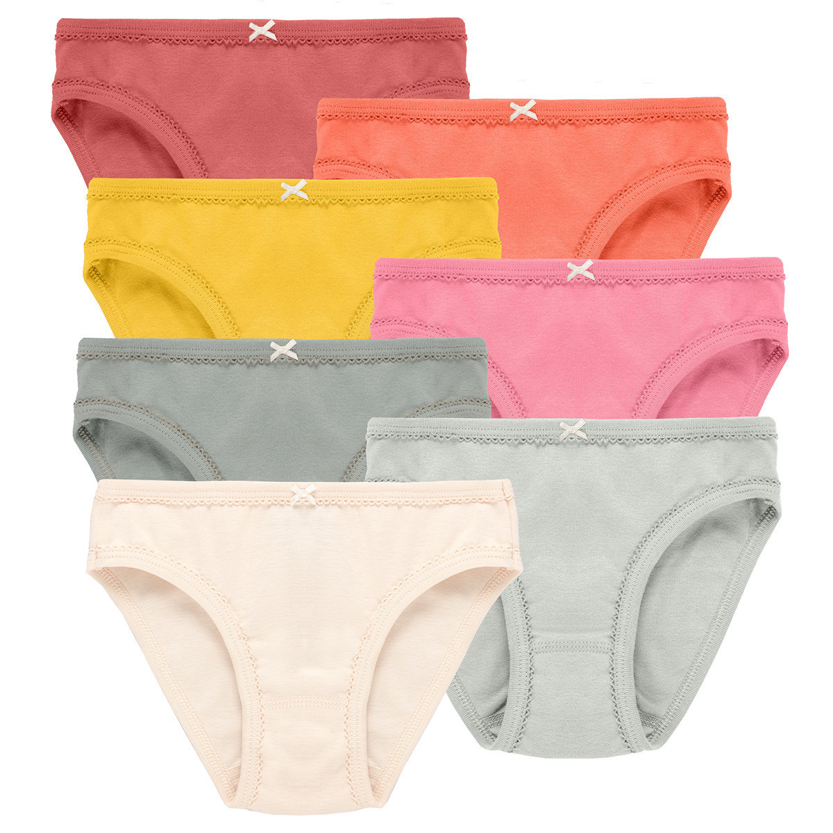 Petit Bateau  7 CULOTTES  ruznobarevne