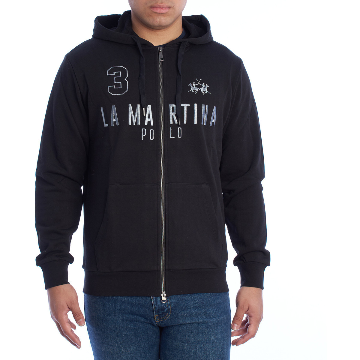 La Martina  YMF305-FP568-09999  Černá