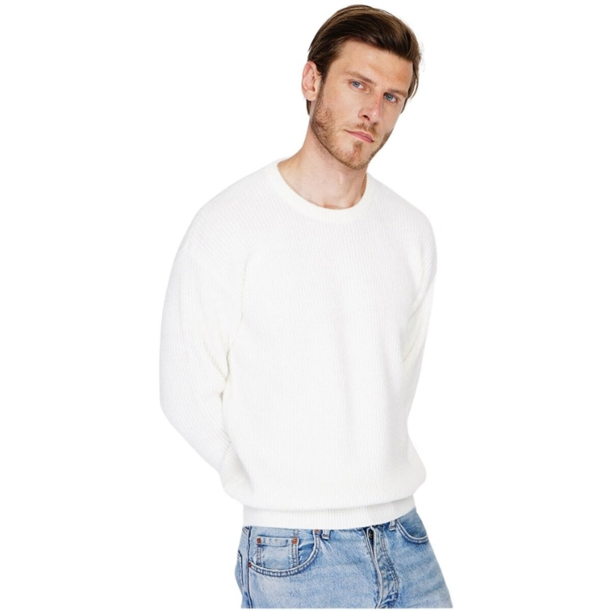 Le Cachemire Français  CF-129_NATUREL  Bílá