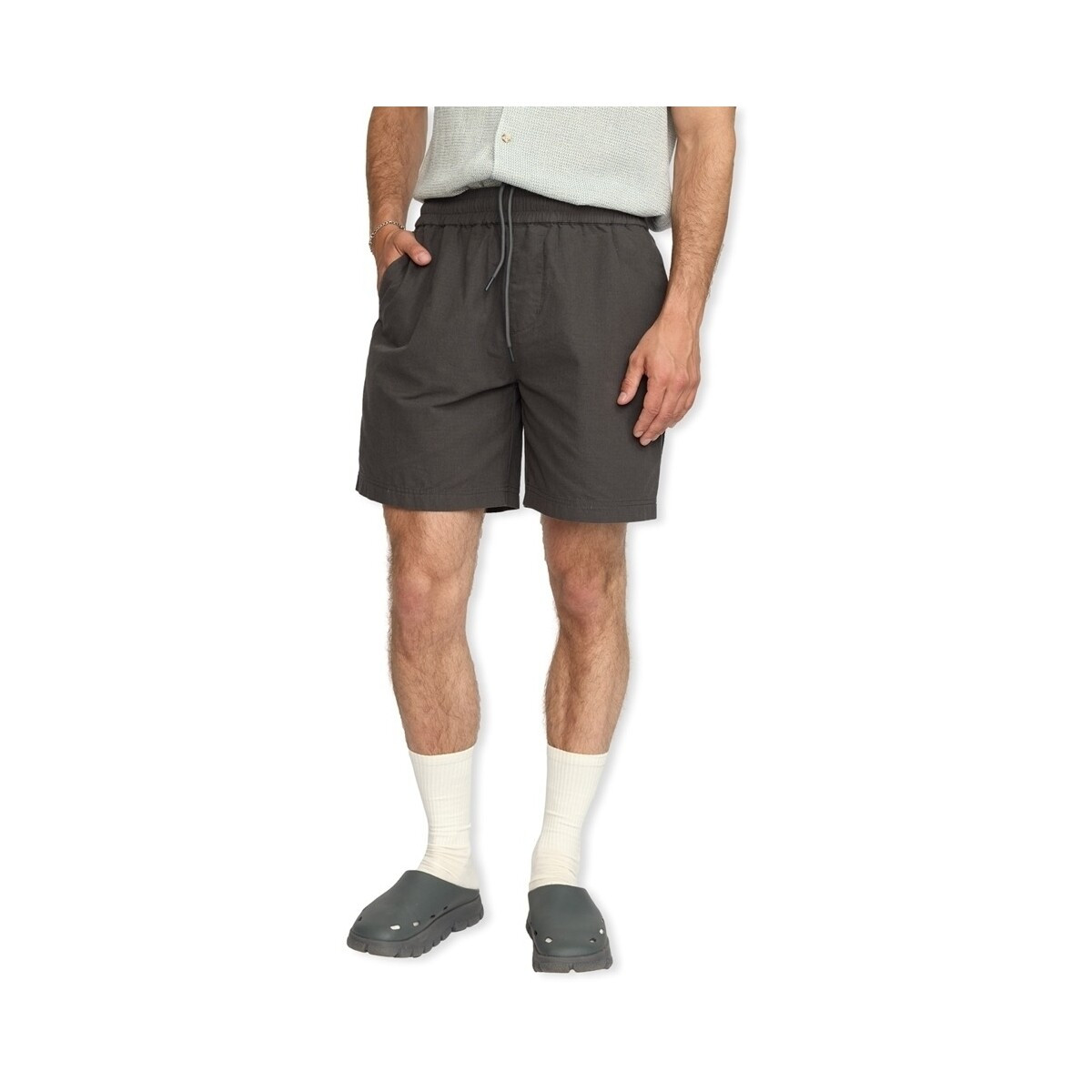 Rvlt Revolution  Casual Shorts 4045 - Darkgrey  Šedá