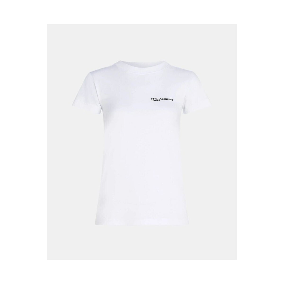 Karl Lagerfeld  A1W17004 SLIM SS TEE  Bílá