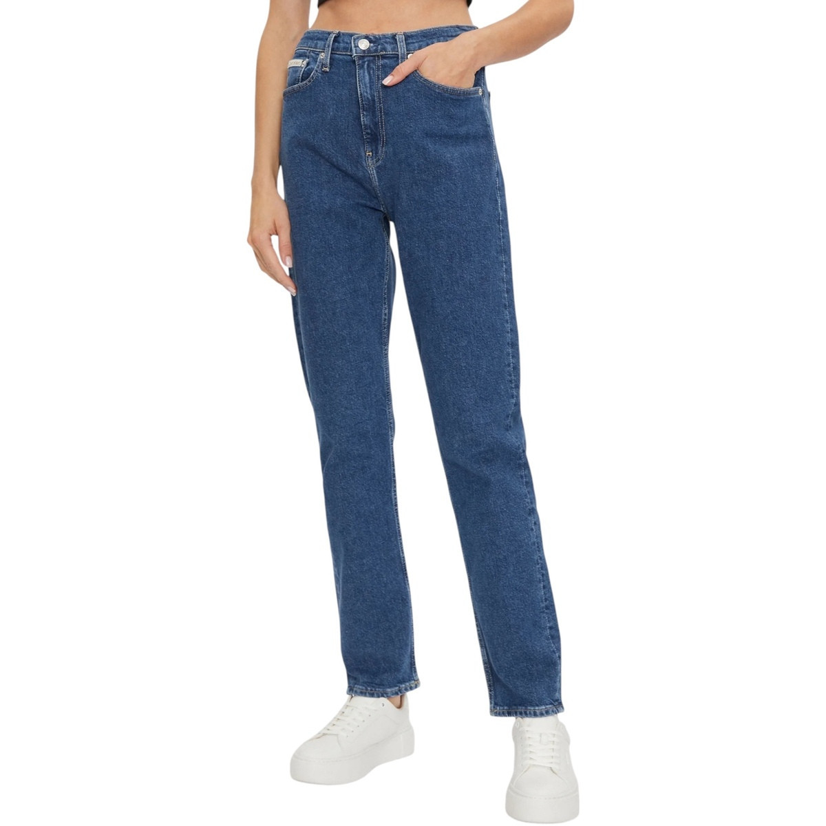 Calvin Klein Jeans  AUTHENTIC SLIM STRAI J20J224006  Modrá