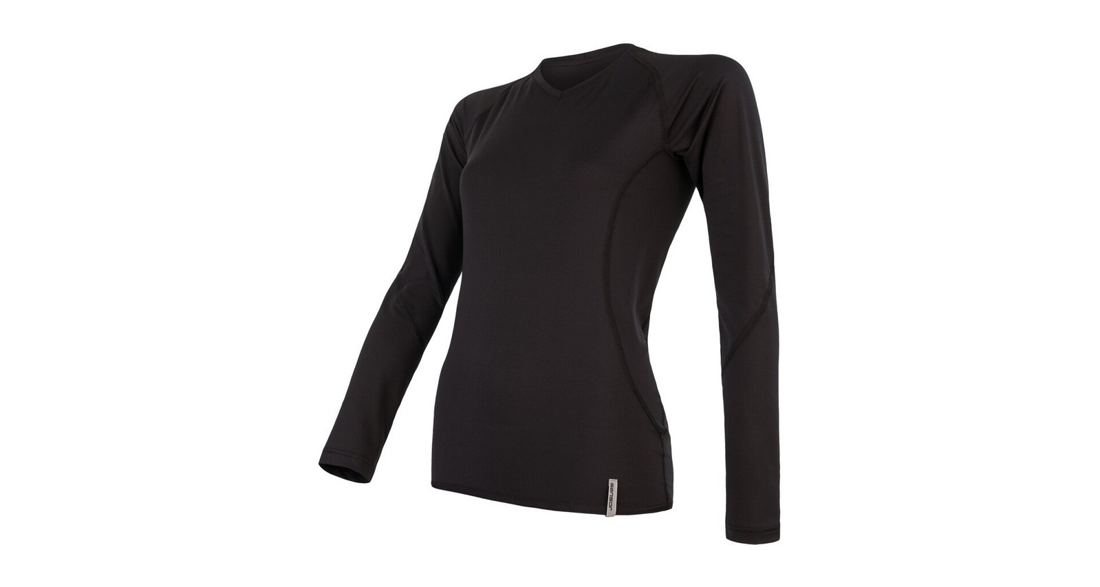 Dámské funkční triko Sensor COOLMAX TECH dl.rukáv - černá Velikost: M