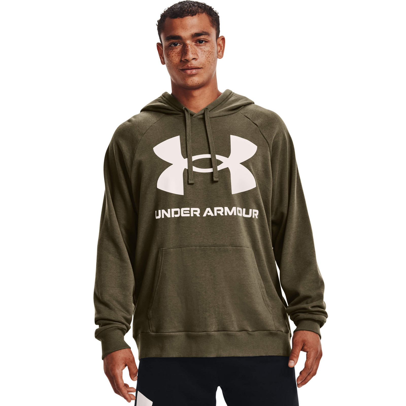 Under Armour UA Rival Fleece Big Logo HD Pánská mikina US M 1357093-361