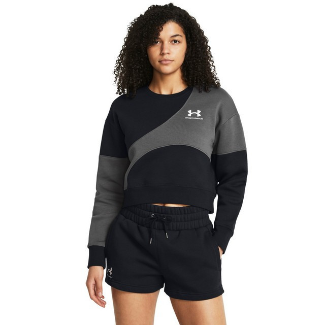 Under Armour Essential Fleece Crop Crew Dámská mikina US S 1382721-001