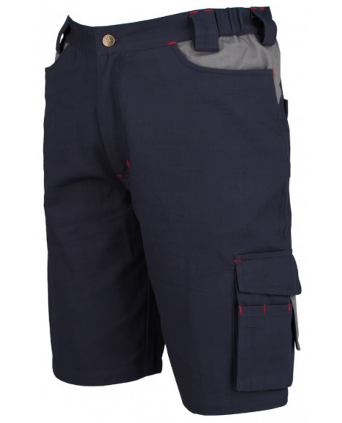 ISSA STRETCH 8734 Kraťasy modrá/šedá S 46-S