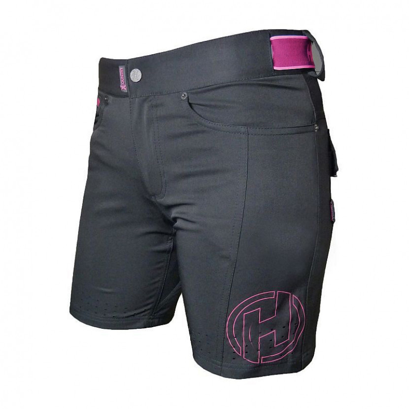 Kraťasy dámské Haven Amazon - černé-růžové, XS