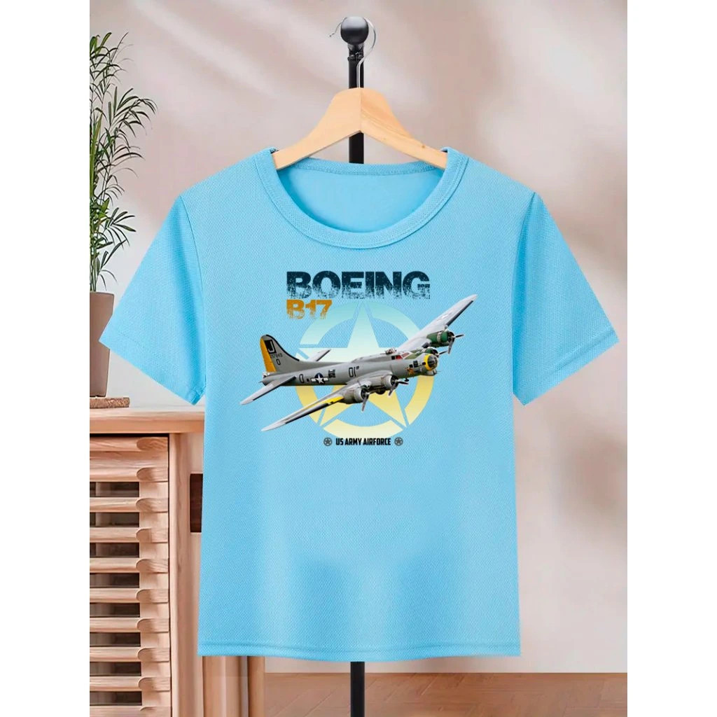 Triko dětské Striker Letoun Boeing B-17 - modré, 12-14 let