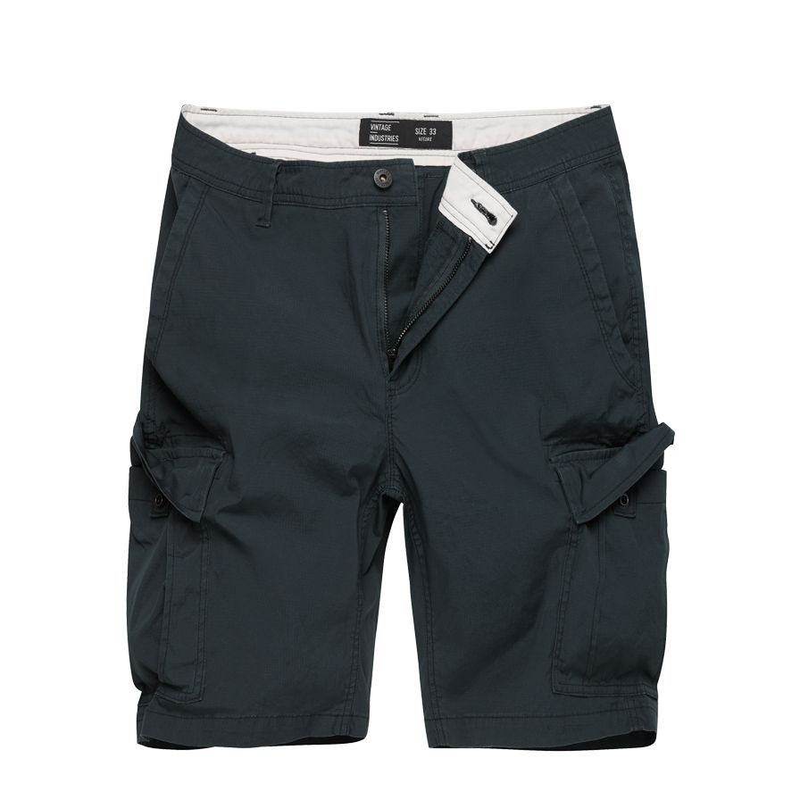 Kraťasy Vintage Industries Ryker - antracitové, 32