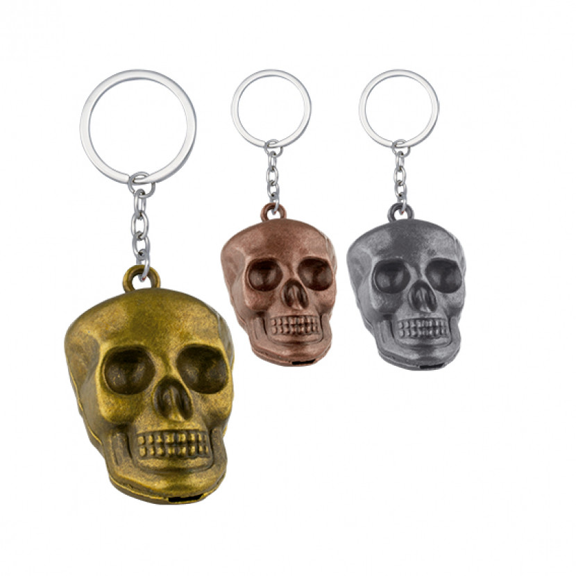 Klíčenka s lebkou Barbaric - různé barvy