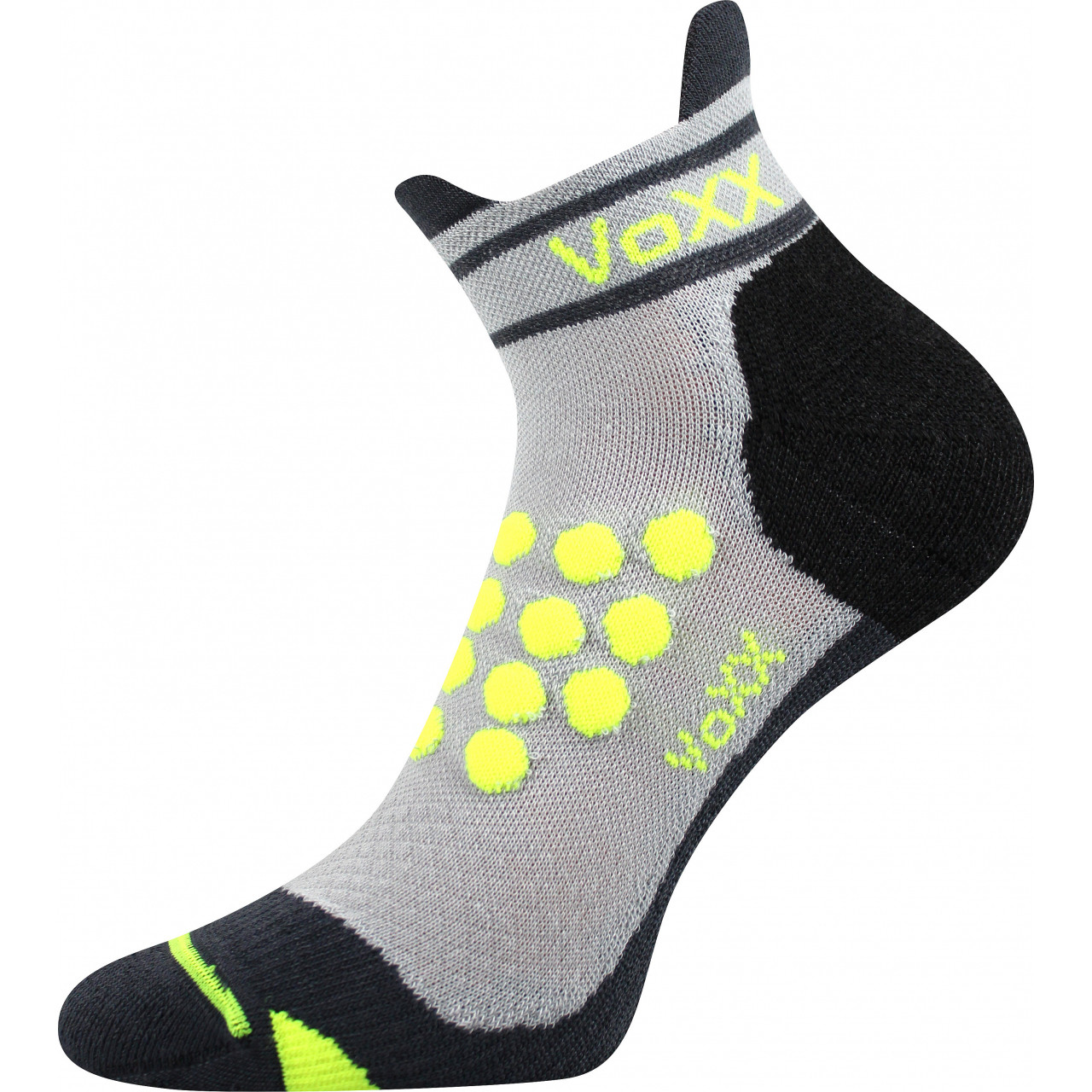 Ponožky unisex sportovní Voxx Sprinter - světle šedé-žluté, 39-42