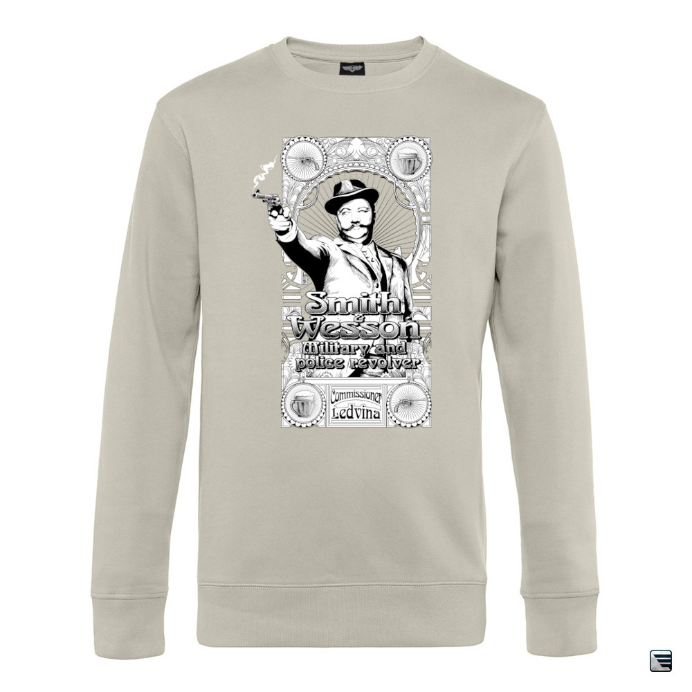 Mikina Mars and Arms Komisař Ledvina - béžová, XL