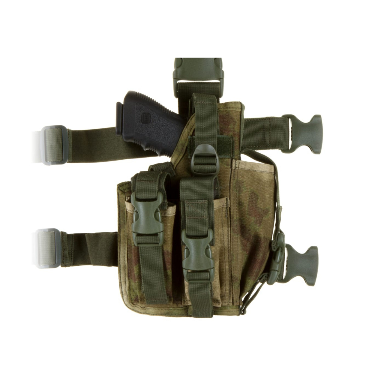 Taktický stehenní nosič Invader Gear SOF Holster - everglade