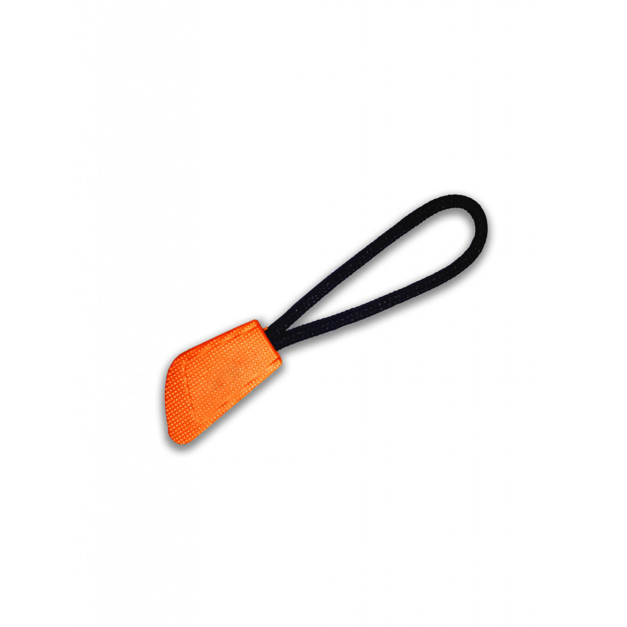 Přívěsek na jezdec zipu (taháček) Result 10 ks - oranžový-černý