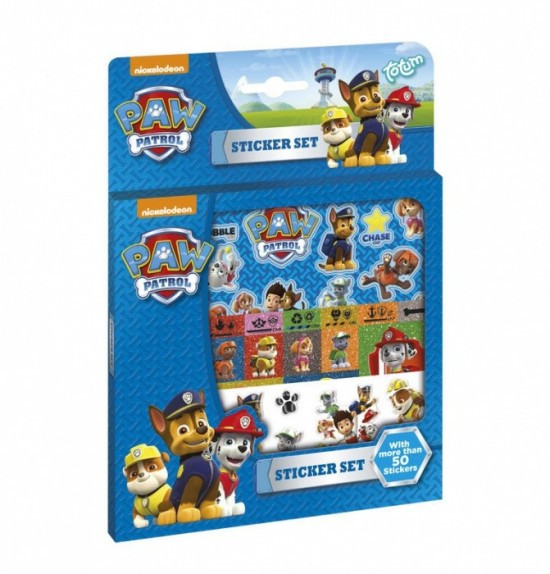 Totum Dárkový box se samolepkami - Tlapková patrola - T720022