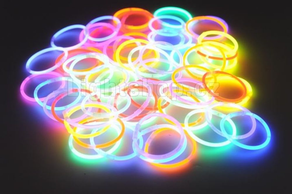 Svítící náramek 20 cm -single délka svitu 4-6h. - IDSYS