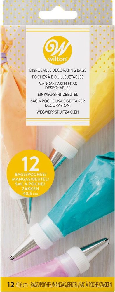 Jednorázové zdobicí sáčky 40 cm ks/12 ks - Wilton