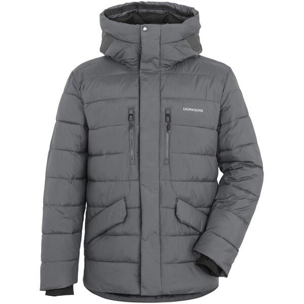 Didriksons Paul pánská zimní bunda - šedá POUZE XL (VÝPRODEJ)