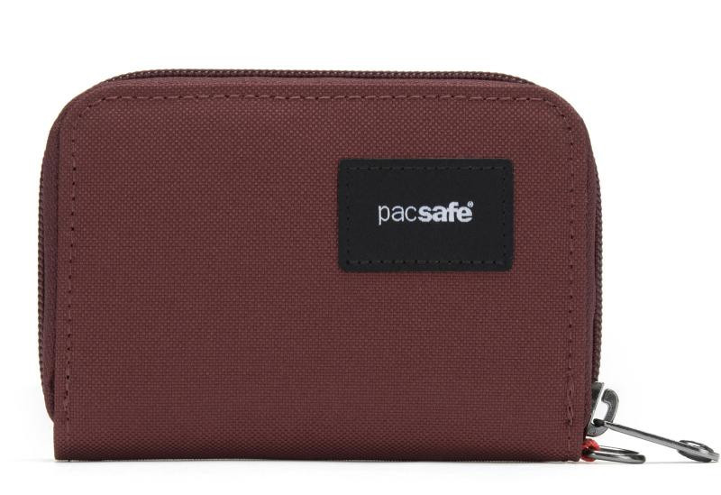 Pacsafe Peněženka RFIDSAFE CARD WALLET garnet red